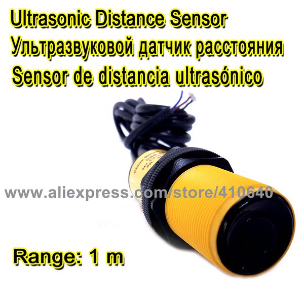 Фабрика поставки ультразвуковой датчики датчика 1 м диапазона 12/2 24V источник питания 0 ~ 5 В выходной сигнал рабочей среды воды или воздух