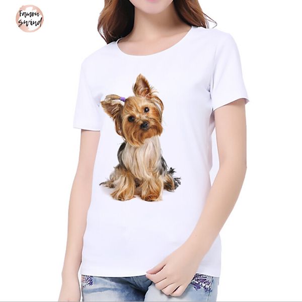 

womens t shirt summer cute animal dog white t cat short funny printed casual women t shirts harajuku tee