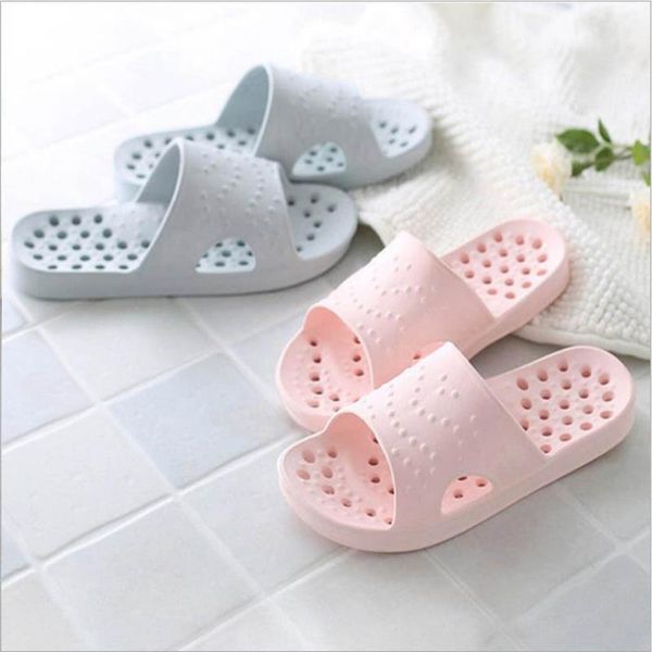 

non slip women massage slippers summer fashion indoor outdoor flip flops woman shoes beach bathroom slipper men slide #3, Black