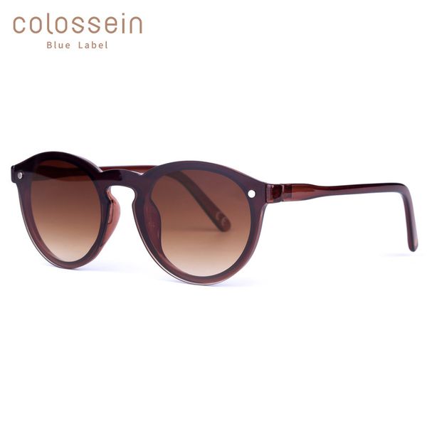 

colossein pinglas sunglasses cat eye women brown frame eyewear coating vintage new fashion style feminino uv400, White;black