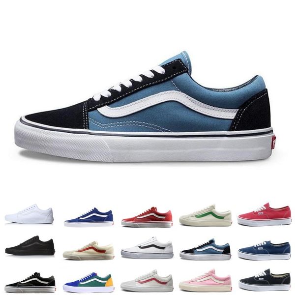 

New Wholesale Vans old skool sk8 fear of god hi men women canvas sneakers black white YACHT CLUB MARSHMALLOW fashion skate shoes