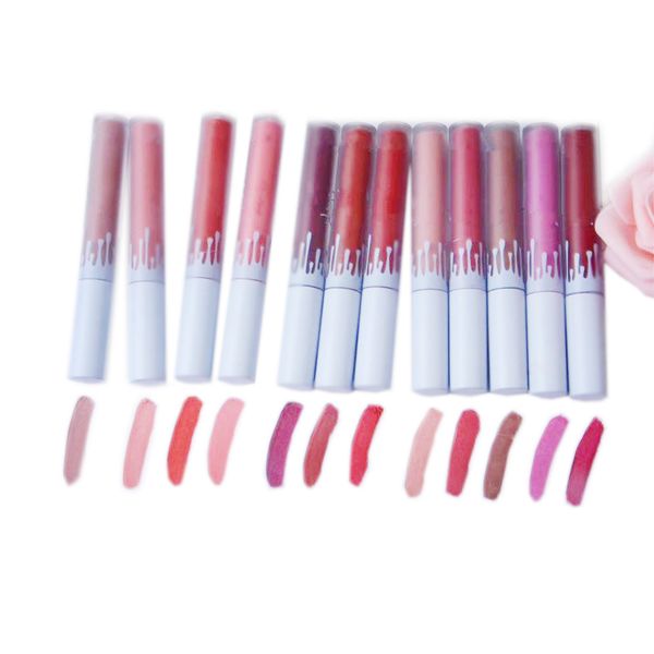 

2019 Brand New Christmas Edition Holiday 2019 lipstick Liquid Matte Lipstick 12colors mixed Lip Gloss DHL shipping
