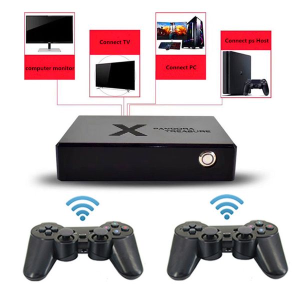 Pandora Box может хранить 3100 игр Ностальгический хост аркада 2D / 3D видеоигры Mini Portable HDTVNES Качество Connect TV PC ETC Game Console