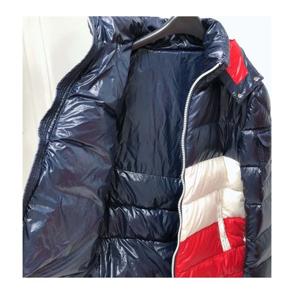 

mens designer down coat luxury letters thick clothes fashion windproof hooded jackets winter warm outdoor coats with tag parkas 2020 new, Black