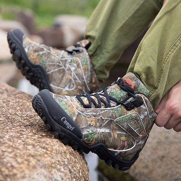 

camouflage tactical boots man outdoor hiking boots man good quality tactical breathable high mountain shoes