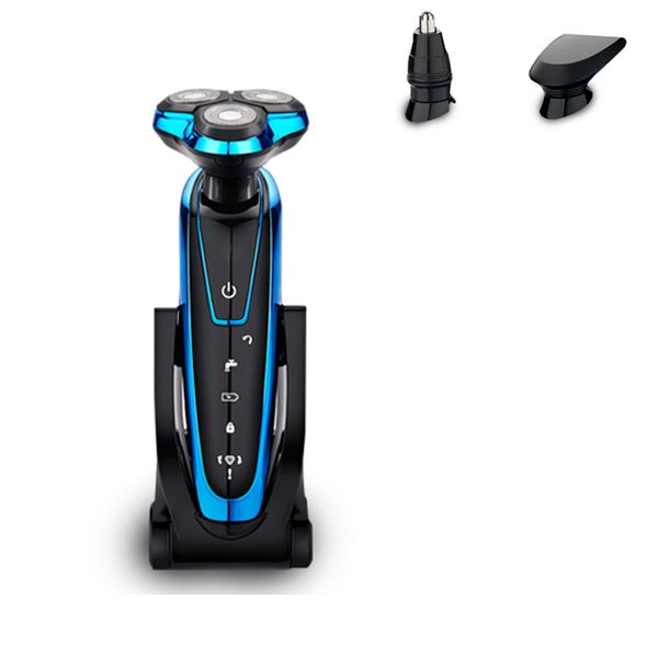 

men's4d electric shaver 2in1 washable rechargeable electric shaver shaving men beard shaving machine razor rechargeable