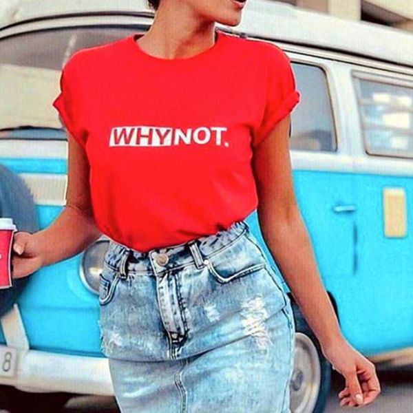 

мода женский белый черный красный основные футболки повседневные письма печати с коротким рукавом футболки женщины лето o-образным вырезом п, White