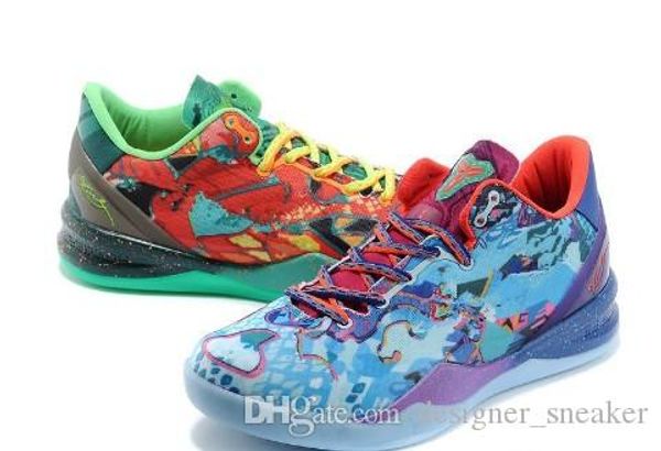 

original for zoom kobe viii 8 system premium basketball shoes what the kobe shoes for men factory price sports sneakers size 7-12, White;red