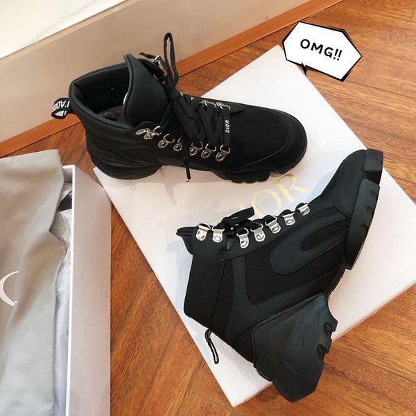

fashion boots men trainers sneakers basketball shoes fashion sneakers high-couple outdoor casual shoes, Black
