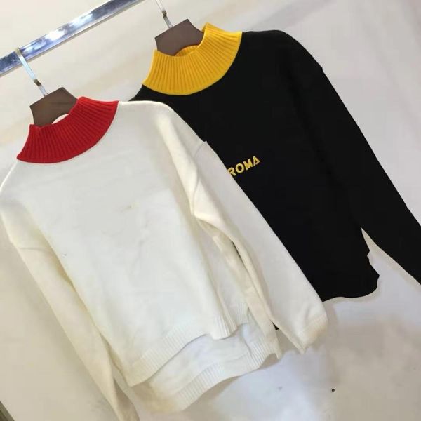 

2019 high collar mohair white black female sweater women winter sweaters pullover long sleeve