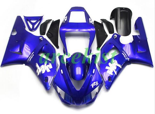 

новый abs мотоцикл полные обтекатели комплект, пригодные для yamaha yzf-r1 r1 1998 1999 98 99 кузовостроения набора пользовательского синего