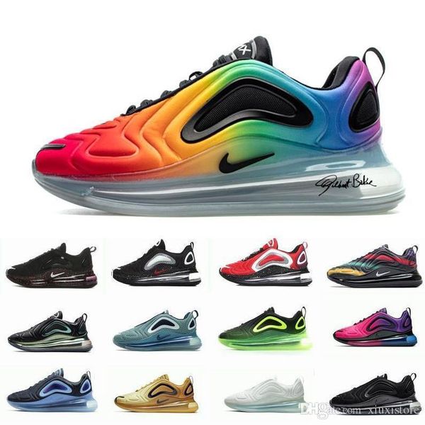 

new 720 mens womens runing shoes speckle pride spirit teal sea forest psychic 72c triple black white airrunners fashion max sports sneakers