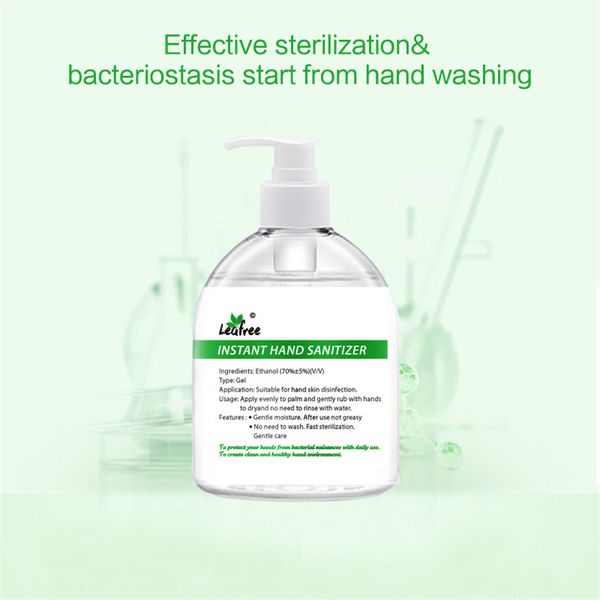 

dhl 500ml gel hand sanitizer disposable household office disinfectant travel sanitizer wash hand in stock a03