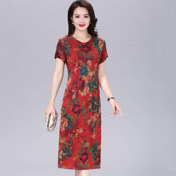 

womail женское платье повседневный печати o-образным вырезом с коротким рукавом вадим ropa mujer 2020 платье лета женщин колен vestdos de fe, Black;pink