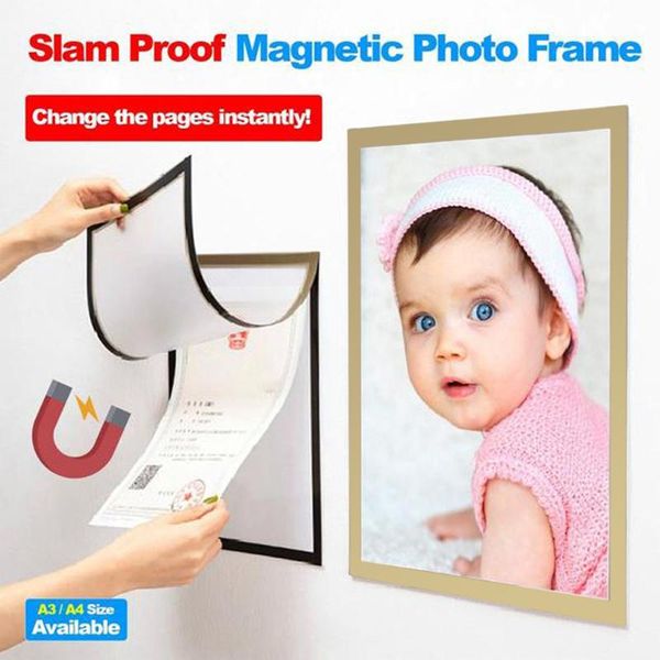 

slam proof магнитная фоторамка магнитная фоторамка холодильник wall decor анти-коллизия photo file # 50