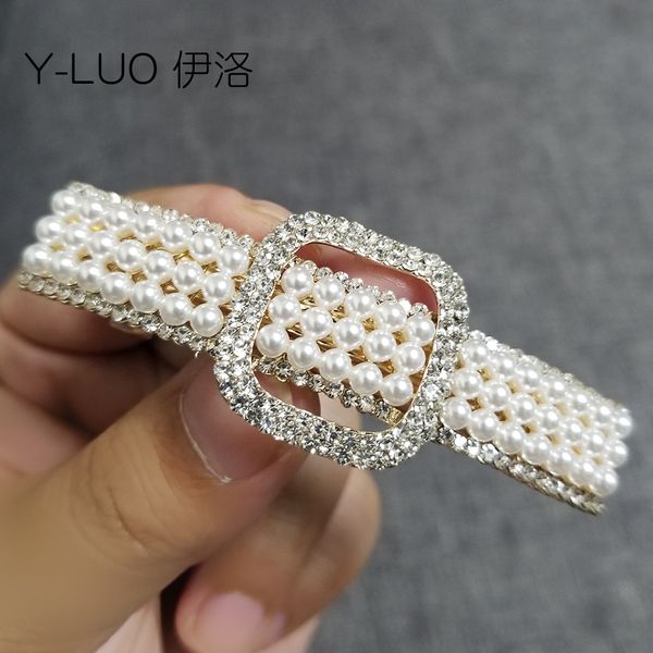 

women head wear classic small vintage hair barrettes rhinestone hair clip pearl accessories