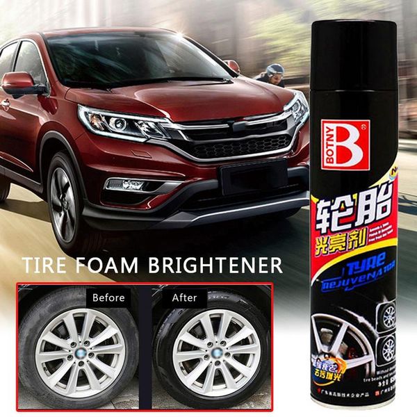 

650ml tire foam brightener tire protective coating agent wax beauty care effectively remove dirt,delay the ageing of the