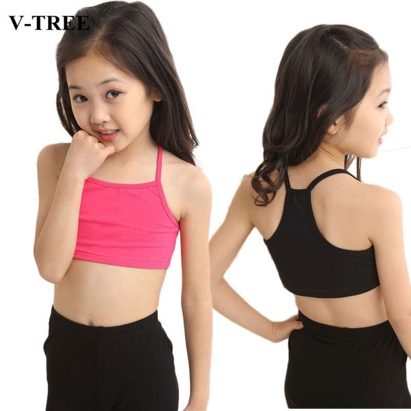 

girls bra camisole girl cotton vest child world of tank girls underwear candy color girls tank kids clothing models, Camo