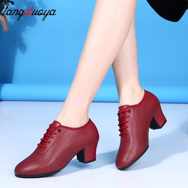 

salsa dance shoes women soft outsole dancing shoes for women modern high heels woman big size 34-42