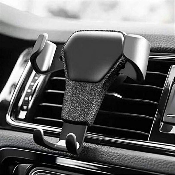 

Gravity Car Holders Phone Grips In Car Mounts Air Vent Clips Supports No Magnetic Mobile Phone Holders Cell Stands For iPhone Samsung S10e