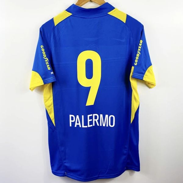 

retro 2005 boca juniors centenary soccer jerseys futbol vintage football camiseta classic shirt kit maillot maglia, Black;yellow