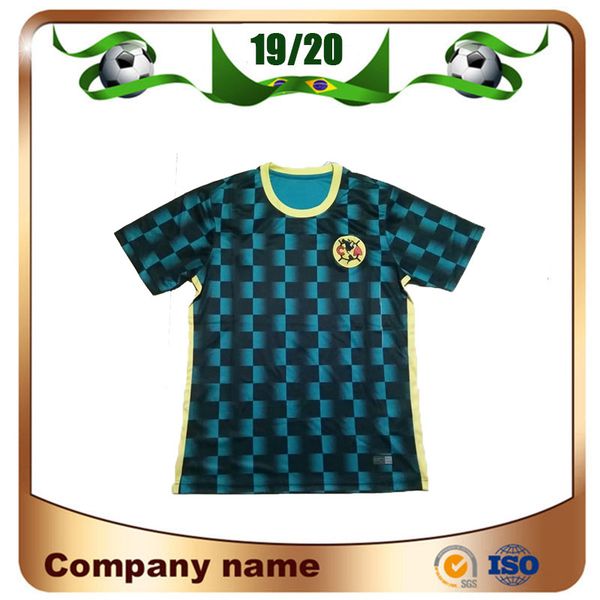

2019 LIGA MX Club America Training Soccer Jerseys 19/20 America team Blue short sleeves Training suit Football shirt uniform