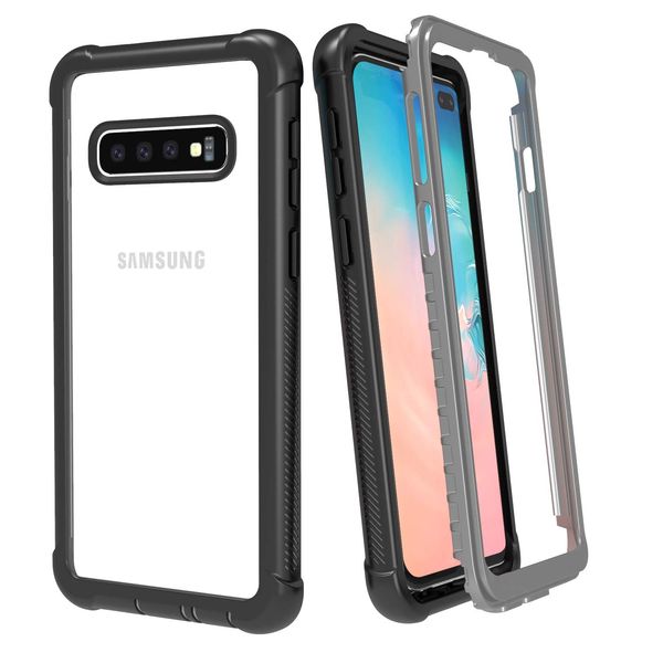 

Для Samsung Galaxy S10 Plus Case прочный сверхмощный бампер броня обложка без встроенного протектор экрана амортизация Case для S10+ 6.4"