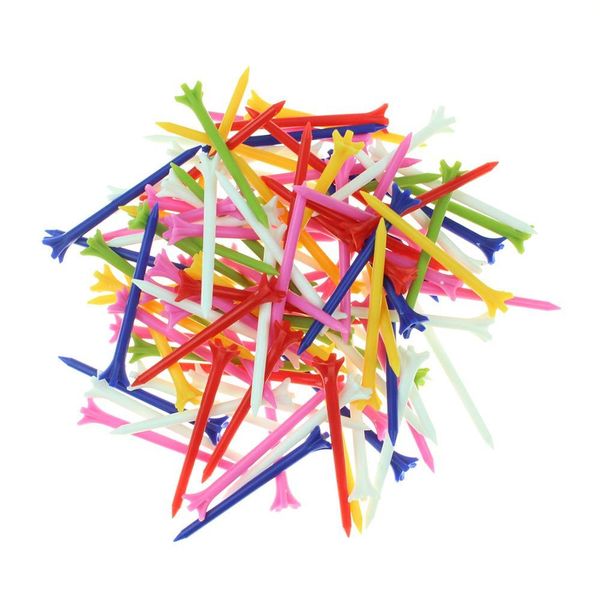 

10pcs/pack 83mm training claw shape plastic portable golf tees club ball holder accessory 10pcs/pack 83mm rqszr