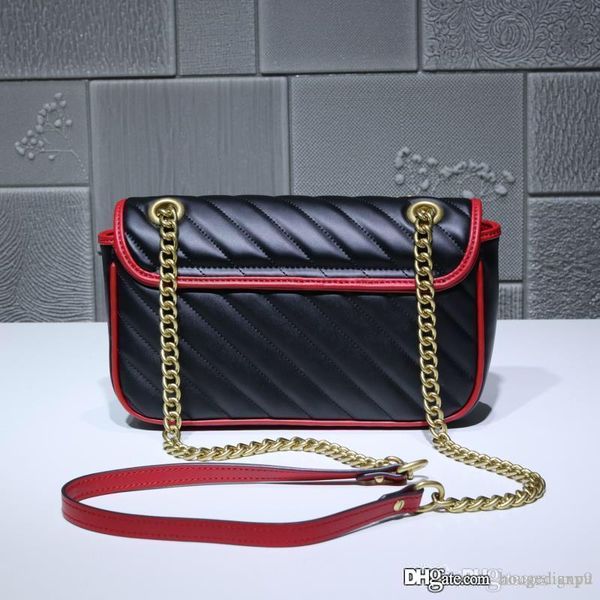 

443497 2019 women designer handbags luxury crossbody messenger shoulder bags chain bag good quality leather purses ladies handbag