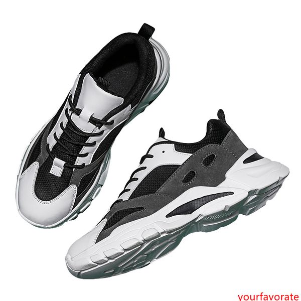 

designer shoes arrival sneakers mens black white and grey sports running shoes size 39-44