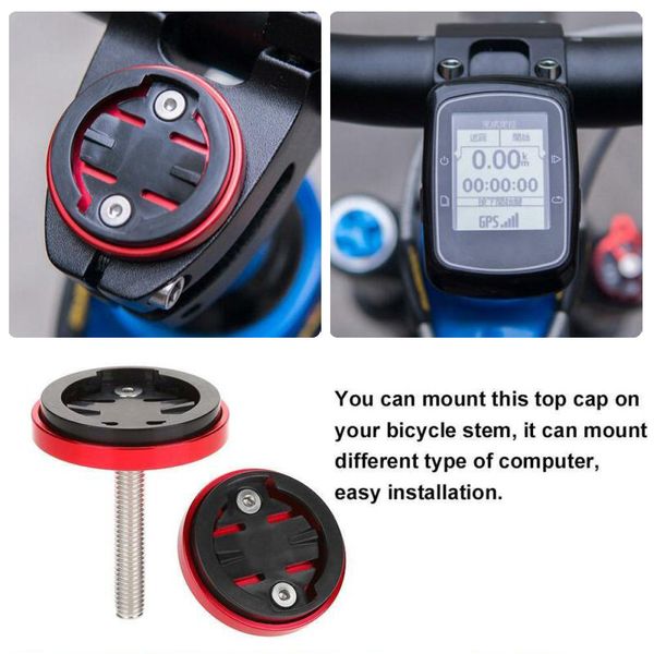 

mtb road bike bicycle computer holder stem cap cycling satch gps mount