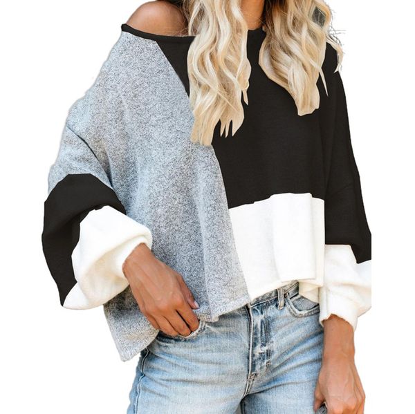 

fashion s/f womens sweaters new arrival loose women casual hoodie kintted sweaters 3 colors size s-xl, White;black