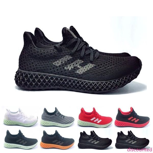 

2019 futurecraft 4d runner running shoes for men women ash green triple black white silver mens designer trainer sport sneaker size 38-47