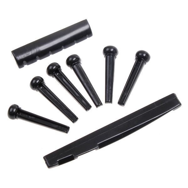 

новый список набор акустическая гитара кости гитара ногтей седло строка держатель и аксессуары