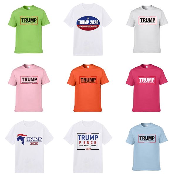 

mens конструктора trump футболки одежда summer simple streetwear fashion line печати хлопка тенниска вскользь mens tee трампа t-shirt white, White;black