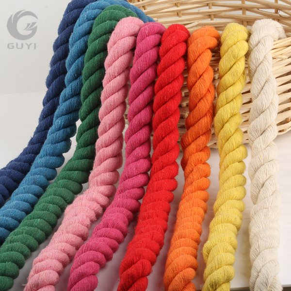 

20мм хлопок веревка хлопок шнур макраме rope handmade главная декоративные струнный 5м / серия, Black;white