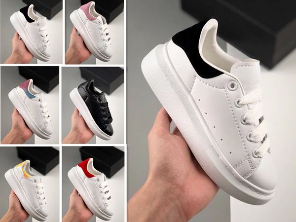 

skateboarding shoe for kid girl white running children shoe sneakers boy black leather shoes baby birthday gift 24-35