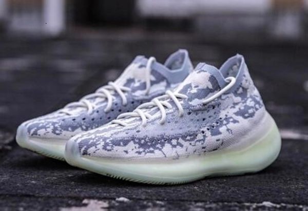 

380 3 kanye west v new designer citrin black white alien green sneaker men women fashion running chaussures outdoor shoes