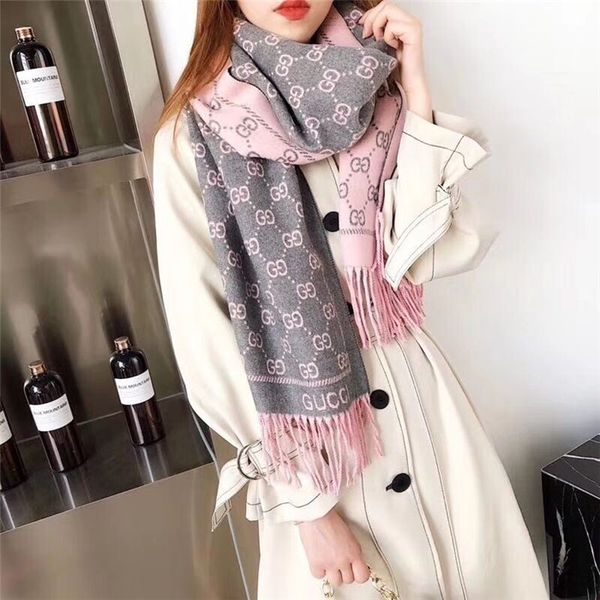 

cashmere scarf brand new design long tassel scarf soft cashmere scarf fashion luxury men's and women's scarves 180*70cm, Blue;gray
