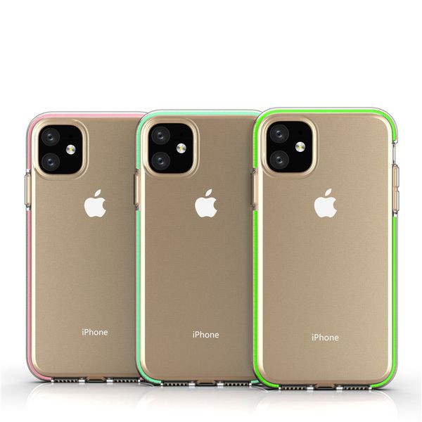 

Прозрачный резиновый ТПУ Чехол для телефона на iPhone для 11 Pro Max 2019 Case iPhone Хг XsMax 8 7 6 6s