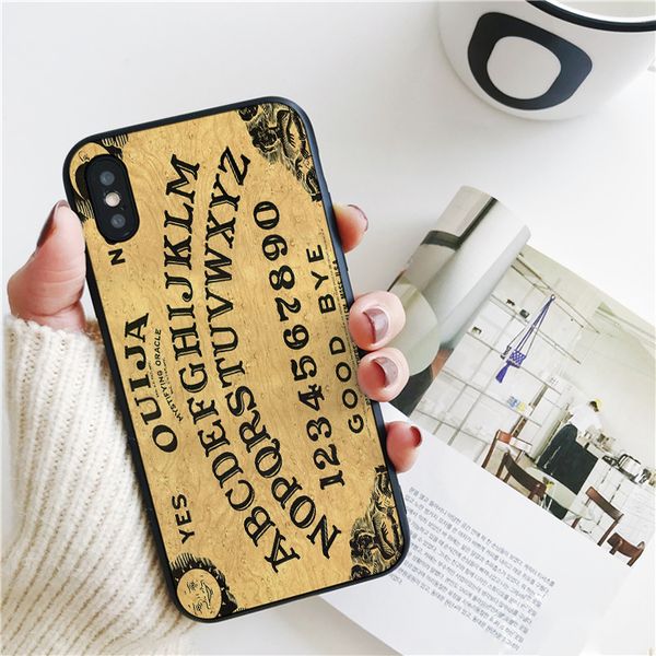 

capa retro ouija board cover for iphone 11 pro xs max xr case for iphone 8 7 6s plus 5s se 5 case soft silicone cover.