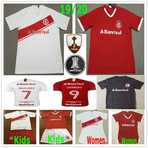 

2019 2020 ск интернасьонал футбол джерси дома в гостях третий 19 20 camisetas с бруно силва н. лопес герреро человек детей женщин изготовлен, Black;yellow