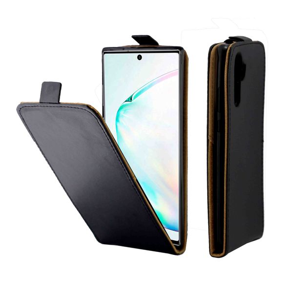 

business leather case for samsung galaxy note 10 pro coque vertical flip cover card slot mobile phone bags