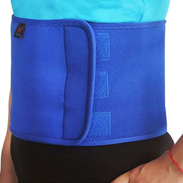 

aolikes protection waist support belts lumbar brace breathable back therapy absorb sweat sport protective gear, Black;gray