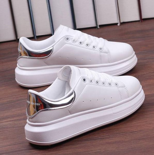 

autumn thick white shoes women's shoes women 2019 new korean students sports wild breathable white shoes women mm, Blue;gray