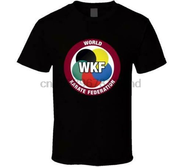 

world karate federation wkf white black mens t-shirt s-3xl s-3xl fq1