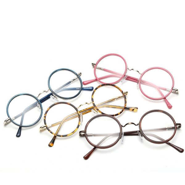 

wholesale-fashion glasses frame man frame woman classic 9 color classes frame, round glasses frame, Silver