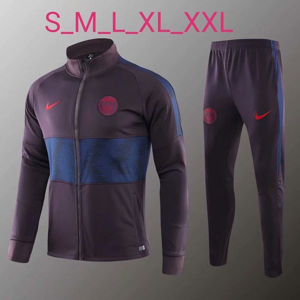 

19 20 club italy barcelona paris inter milan ajax real madrid kit 2019 2020 jacket kit suit football jacket sportswear clothes, Black