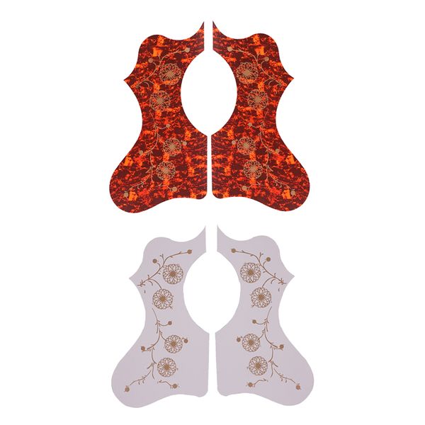 

4x left right pvc printing hand pickguards, fit for 40 41 acoustic guitars, with fireworks pattern printing, a good decor for your guitar