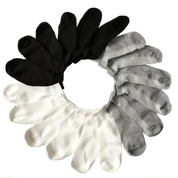 

10pair Summer Women Socks Short Couple Classic White Gray Black Women 'S Sock Unisex Mesh Breathable Woman Ankle Socks Art Female